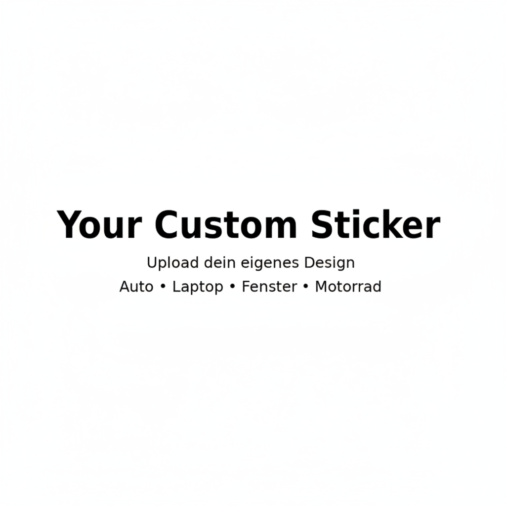 Upload Your Custom Sticker